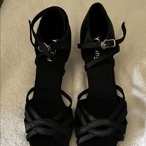 YYTING Dancing Elegant Black Women's Sandals